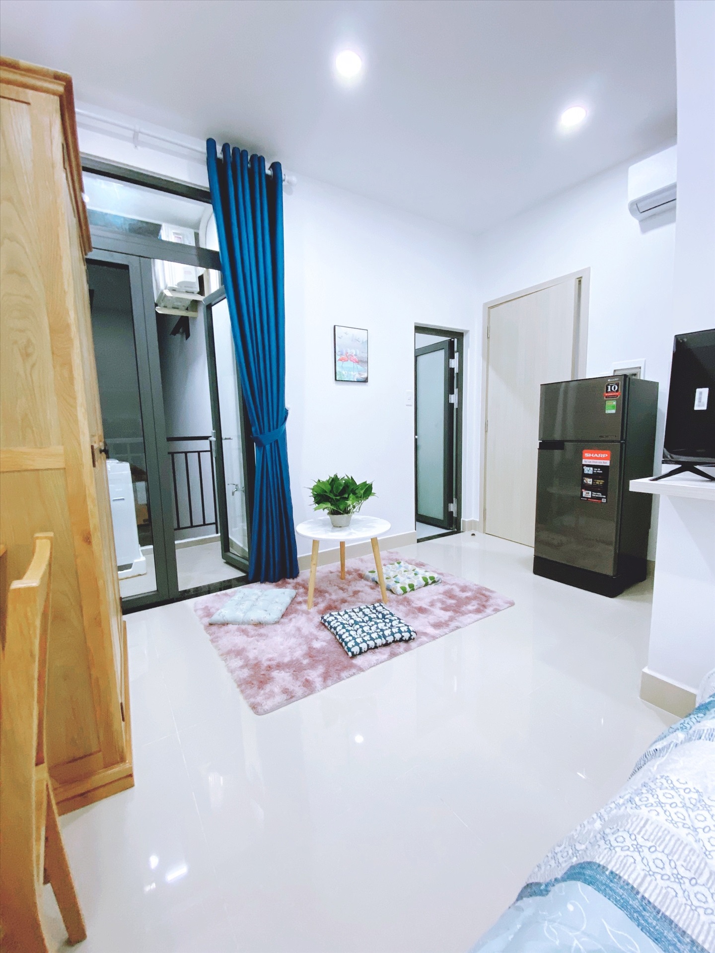 Phòng trọ Studio 25m2 tại PD Home Thích Quảng Đức - Phú Nhuận - Phòng khách