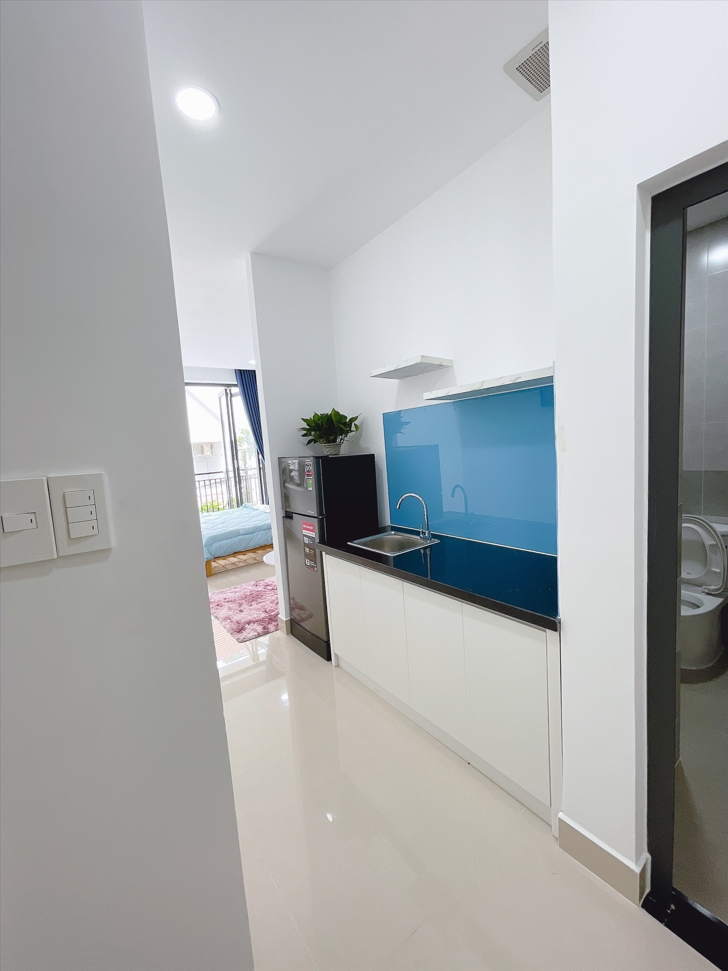 Phòng trọ Studio 25m2 tại PD Home Thích Quảng Đức - Phú Nhuận - Phòng bếp