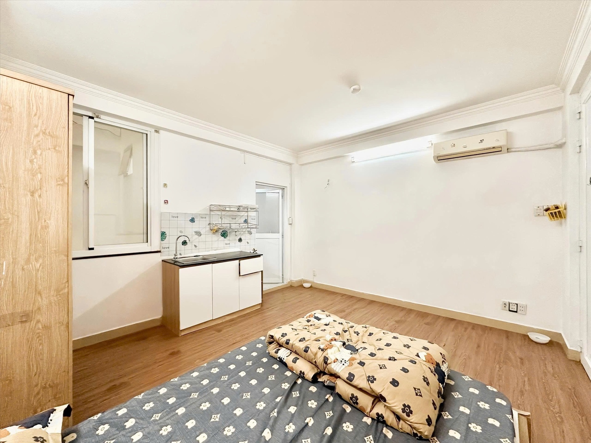 Phòng trọ Studio 25m2 tại AH Home Hoàng Văn Thụ - Phú Nhuận - Phòng ngủ