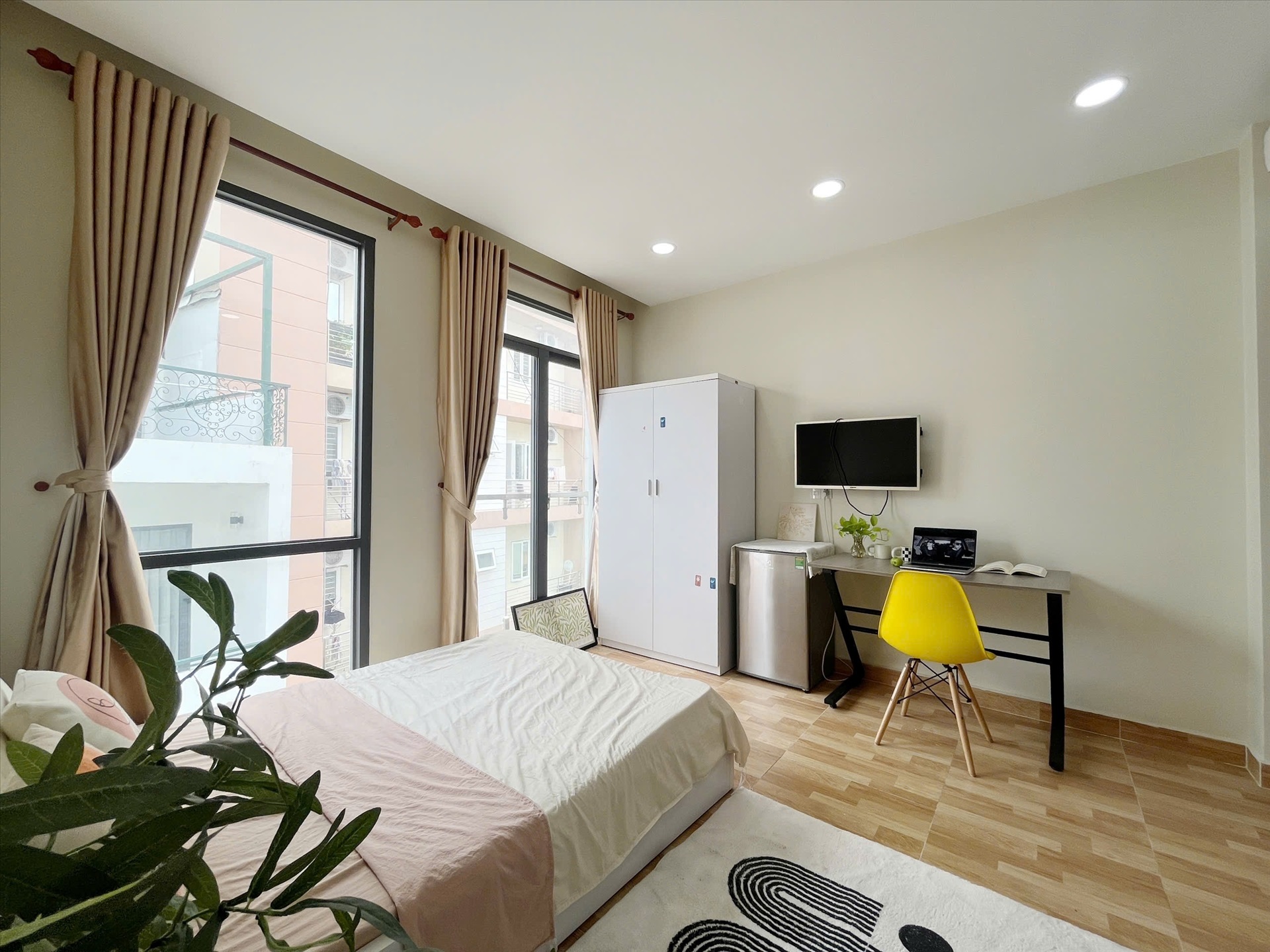 Phòng trọ Studio 25m2 tại Light House Nguyễn Cửu Vân - Bình Thạnh - Phòng ngủ