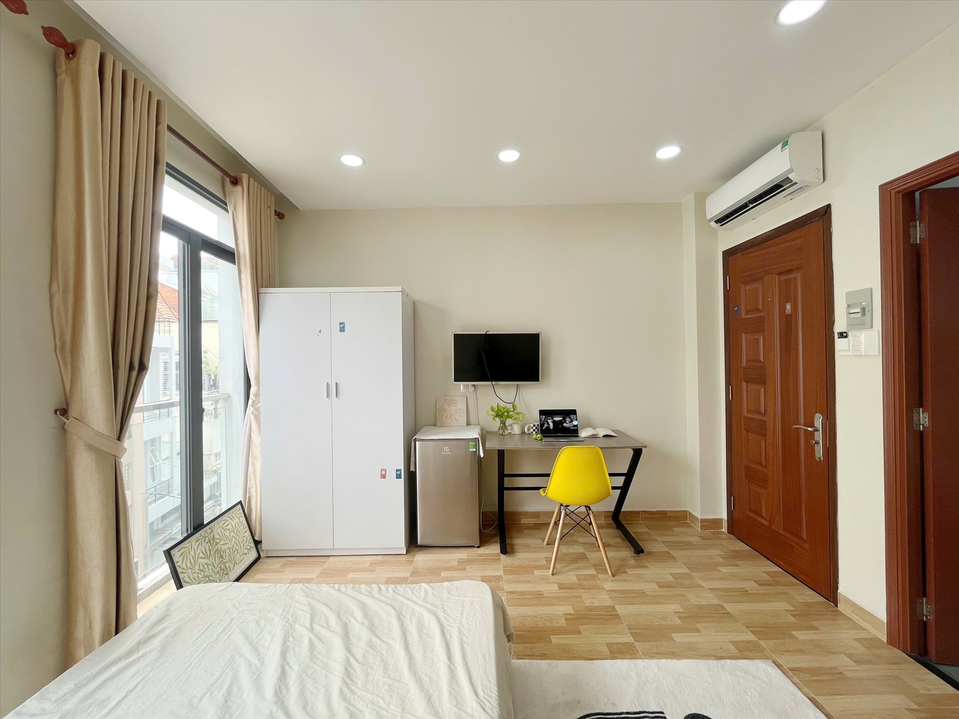 Phòng trọ Studio 25m2 tại Light House Nguyễn Cửu Vân - Bình Thạnh - Phòng ngủ