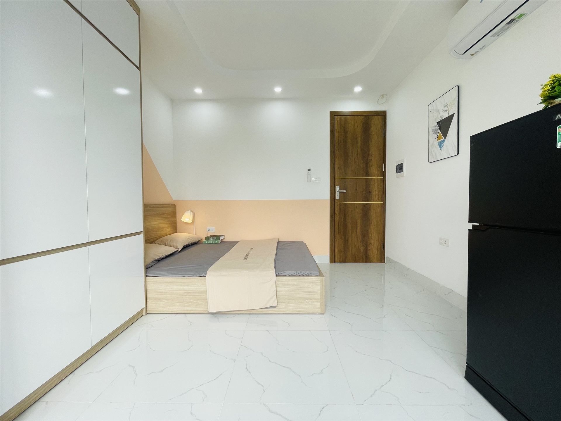 Phòng trọ Studio 20m2 tại Trường Thịnh Home Trường Chinh - Đống Đa - Phòng khách