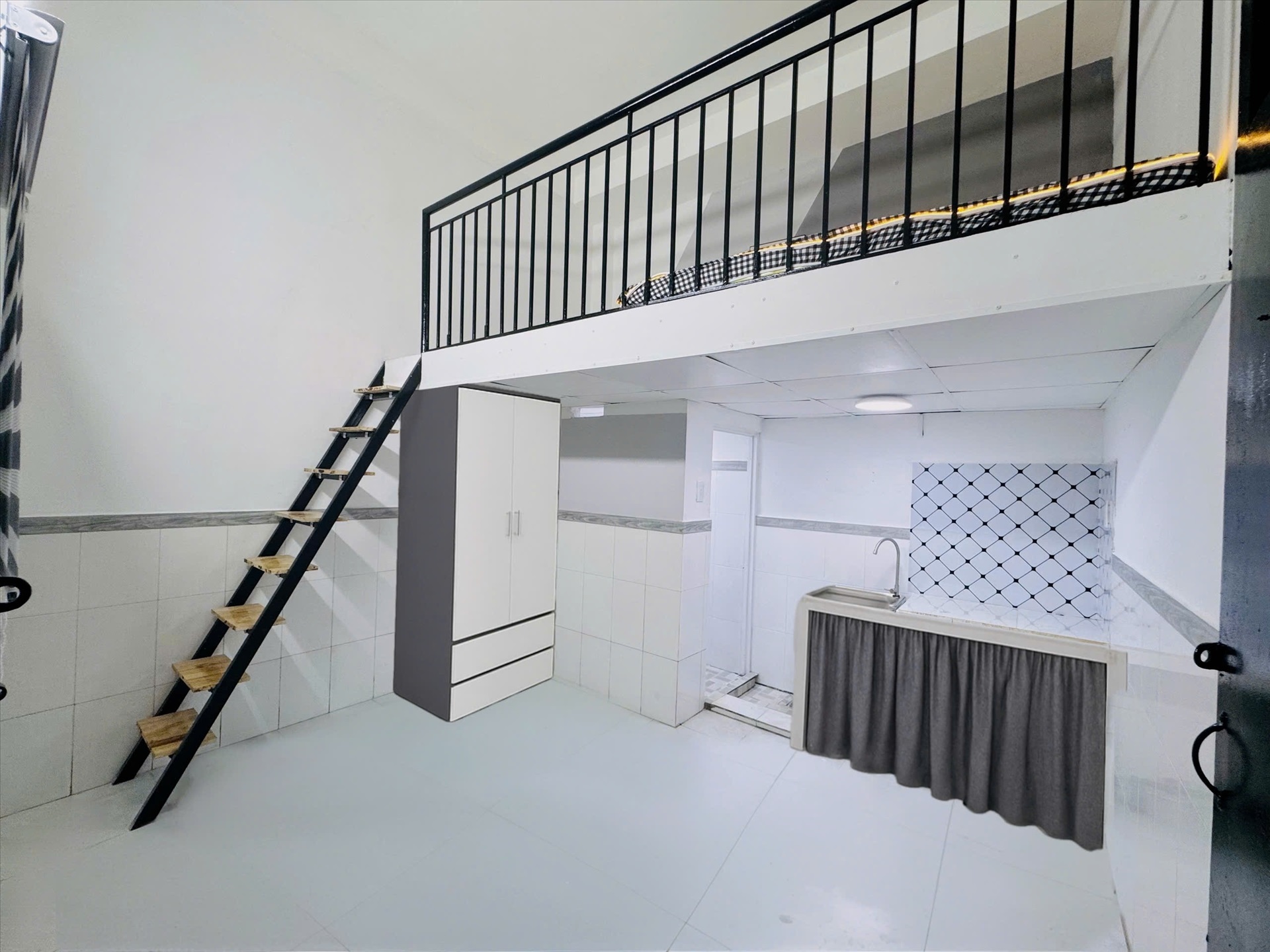 Phòng trọ Duplex 25m2 tại AV  House Đường Số 11 - Bình Tân - Phòng khách