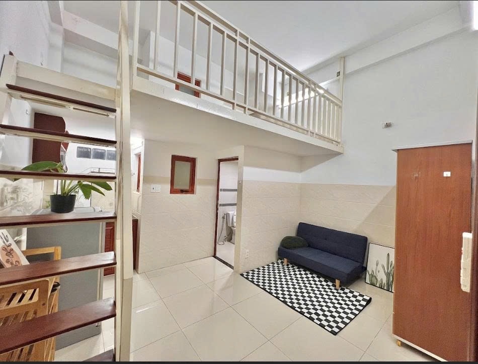 Phòng trọ Duplex 25m2 tại Baro House Đường 53 - Quận 7 - Phòng khách