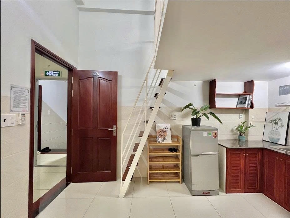 Phòng trọ Duplex 25m2 tại Baro House Đường 53 - Quận 7 - Phòng khách