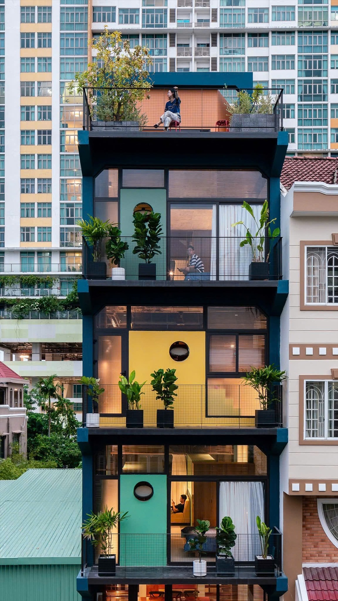 Phòng trọ HayaHouse Đường 16 - Quận 2 - Toàn cảnh tòa nhà (*)