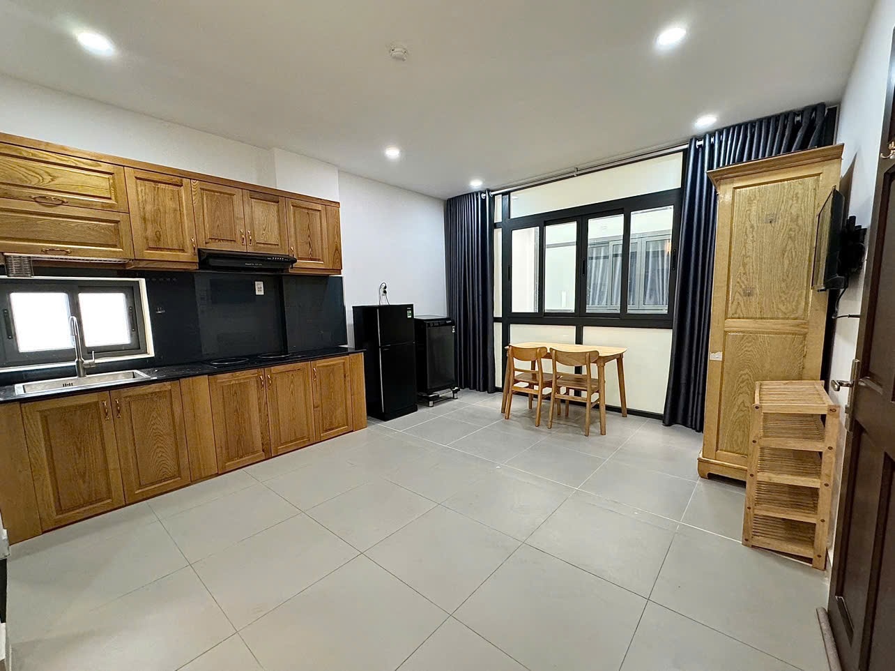 Phòng trọ Studio 30m2 tại Leontina House Ngô Bệ - Tân Bình - Phòng ngủ