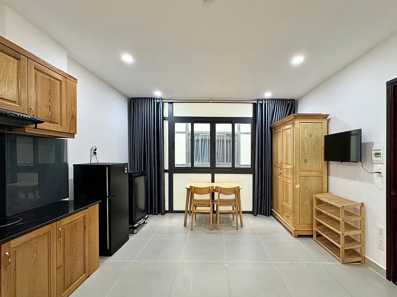 Phòng trọ Studio 30m2 tại Leontina House Ngô Bệ - Tân Bình - Phòng ngủ