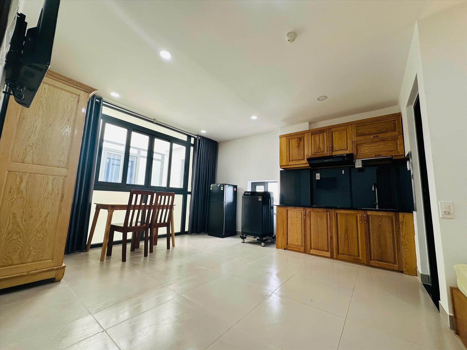 Phòng trọ Studio 42m2 tại Leontina House Ngô Bệ - Tân Bình - Phòng ngủ