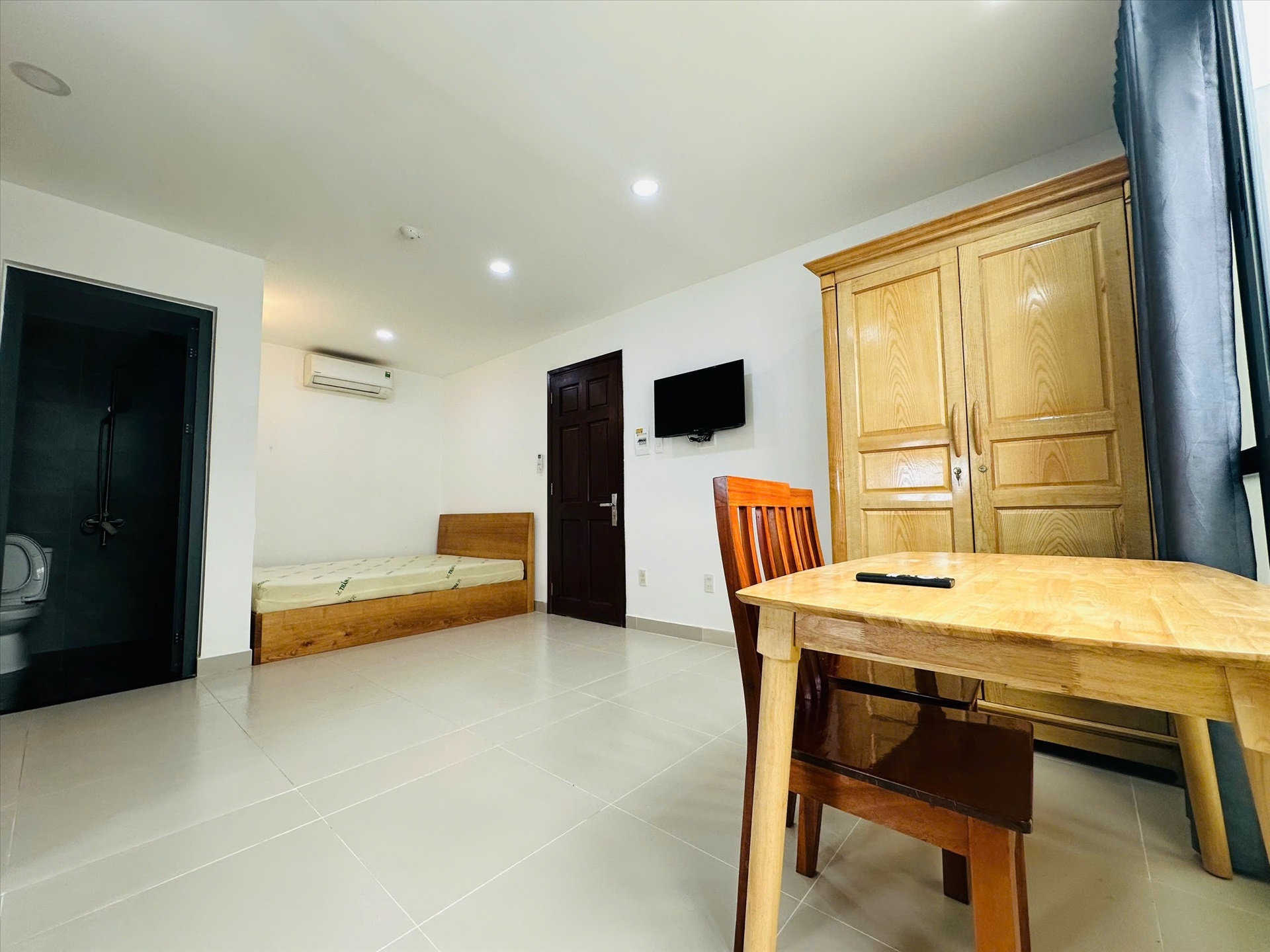 Phòng trọ Studio 42m2 tại Leontina House Ngô Bệ - Tân Bình - Phòng ngủ