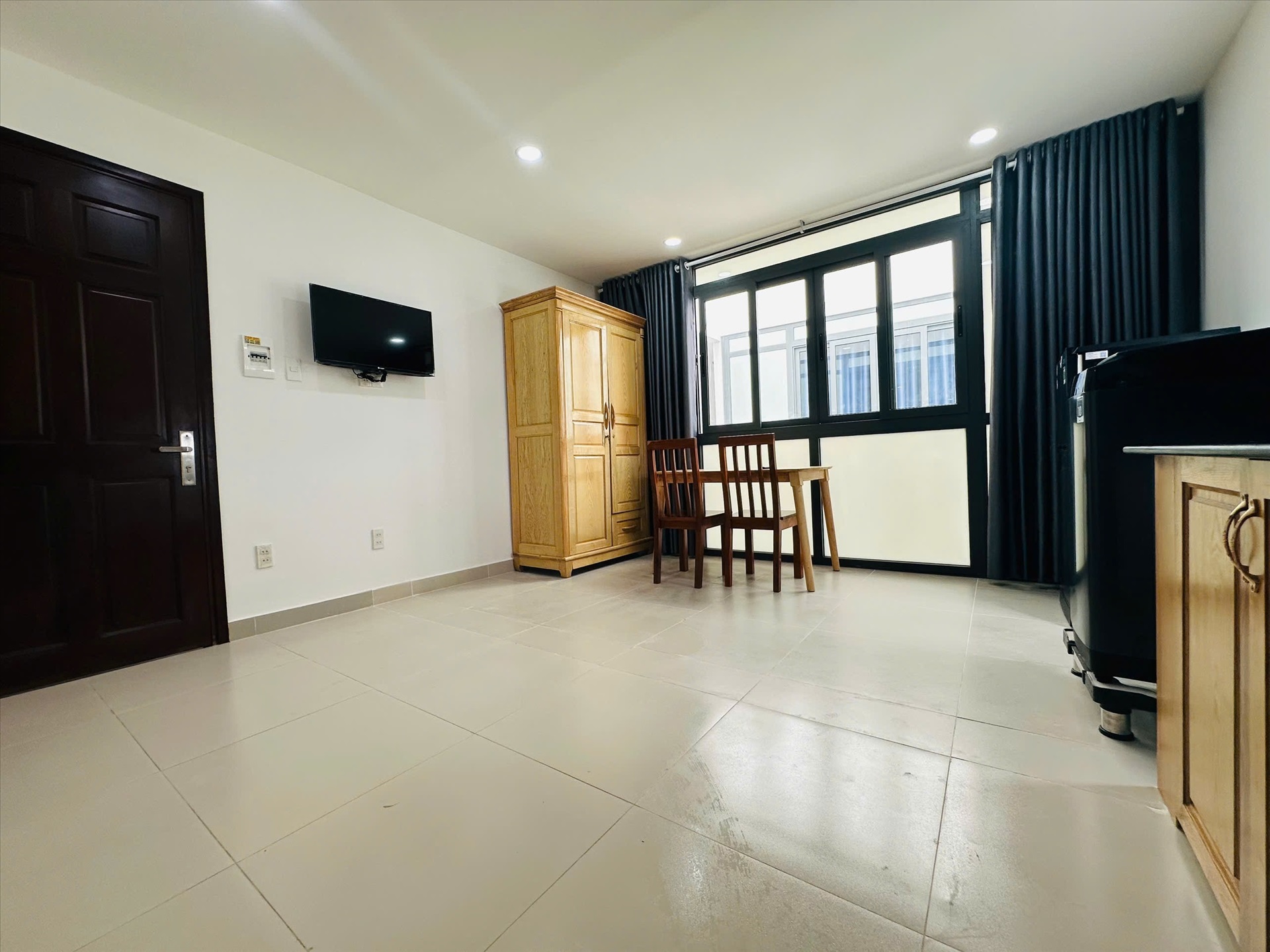 Phòng trọ Studio 42m2 tại Leontina House Ngô Bệ - Tân Bình - Phòng ngủ