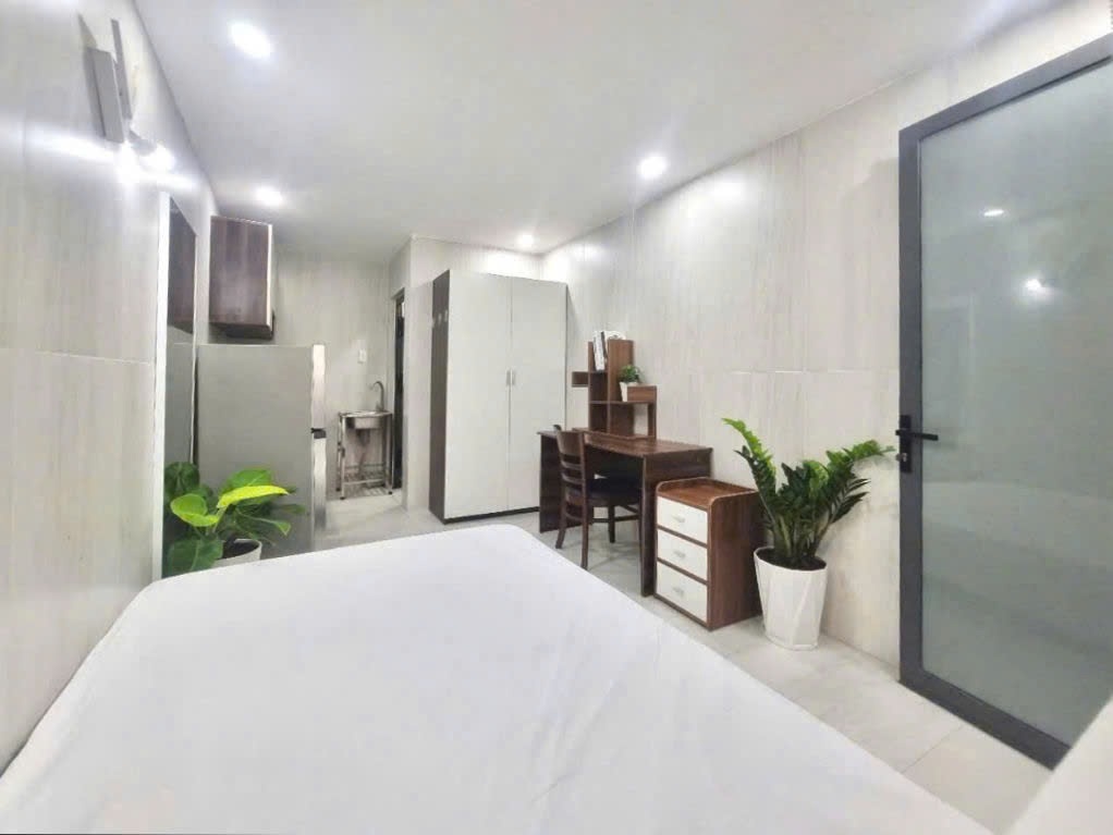 Phòng trọ Studio 25m2 tại PC Home Nguyễn Trãi - Quận 1 - Phòng ngủ