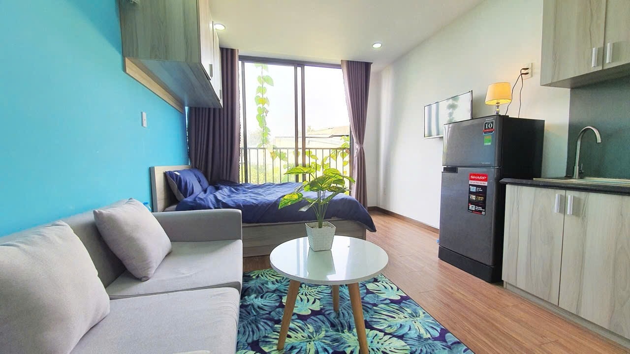 Phòng trọ Studio 25m2 tại TCH Home Bạch Đằng - Bình Thạnh - Phòng ngủ