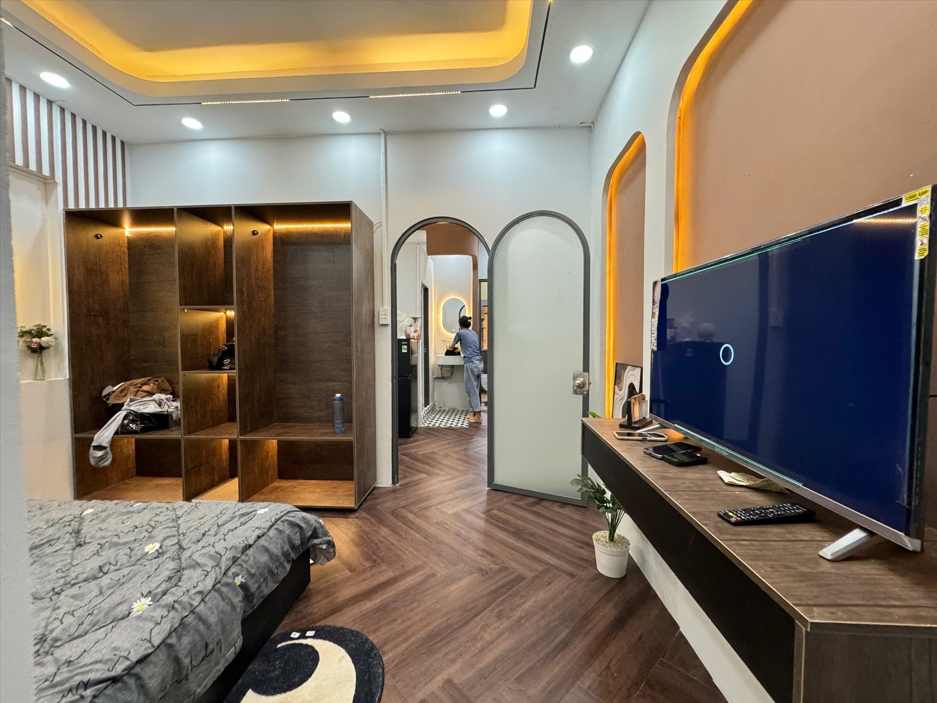 Phòng trọ 1 Phòng ngủ 45m2 tại Kinghome Đường C18 - Tân Bình - Phòng ngủ
