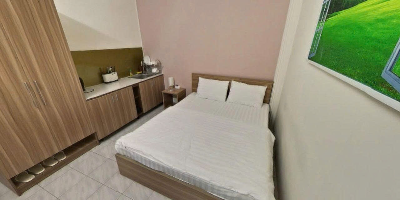 Phòng trọ Studio 20m2 tại Heart House Cô Bắc - Quận 1 - Phòng ngủ