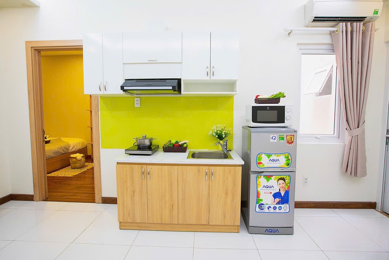 Phòng trọ 1 Phòng ngủ 40m2 tại CivilisHouse Đặng Dung - Quận 1 - Phòng bếp