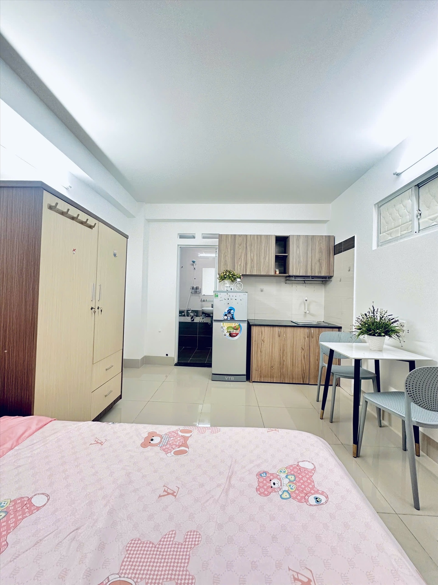 Phòng trọ Studio 27m2 tại Haya Home Đất Thánh - Tân Bình - Phòng bếp