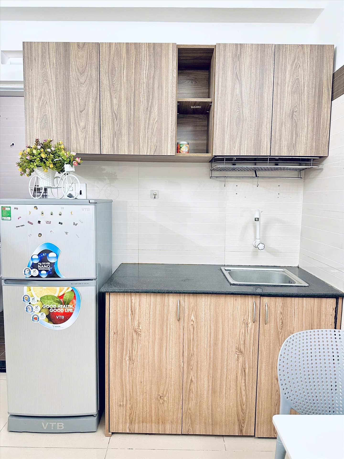 Phòng trọ Studio 27m2 tại Haya Home Đất Thánh - Tân Bình - Phòng bếp