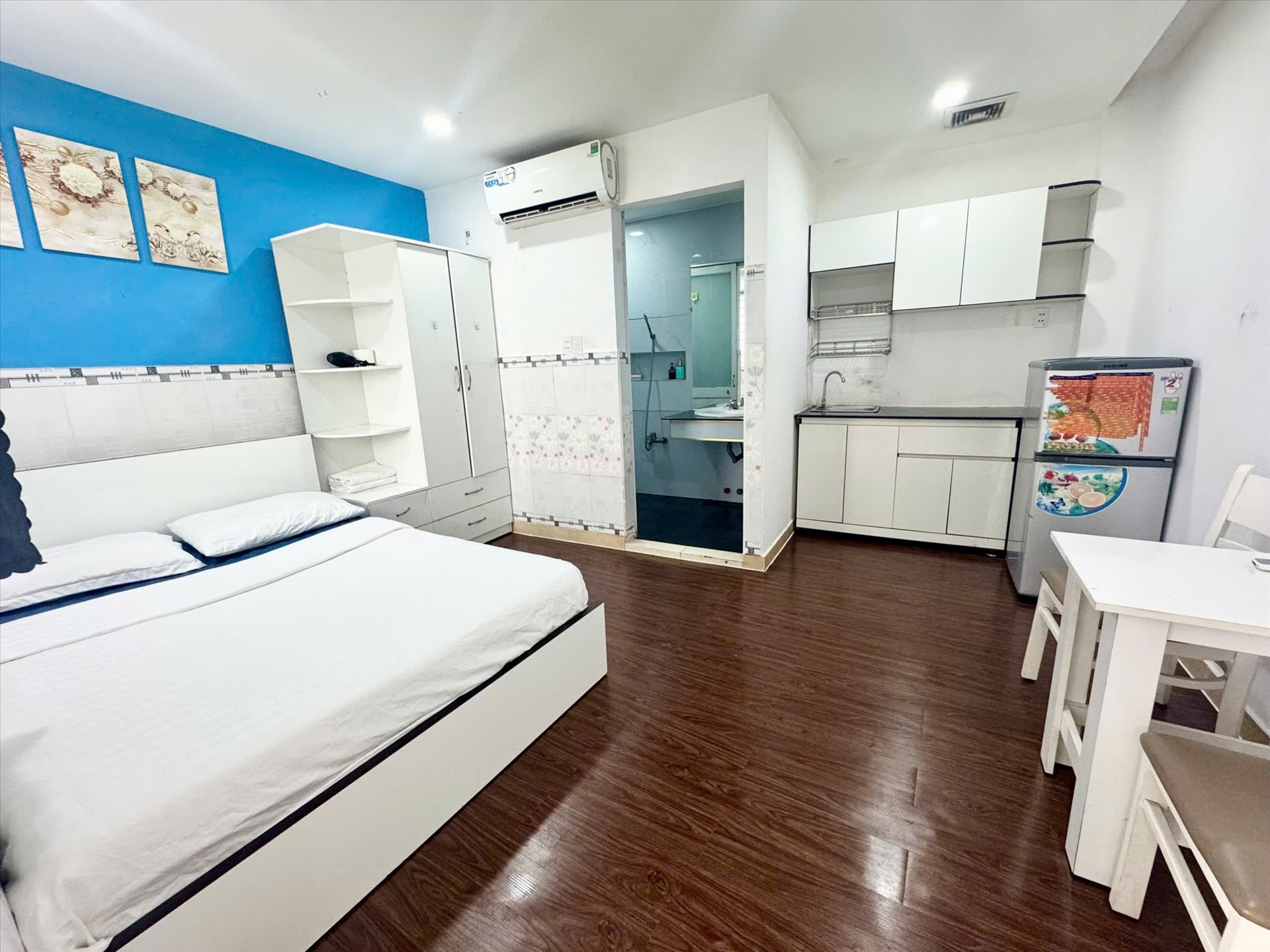 Phòng trọ Studio 25m2 tại CM House Bạch Đằng - Tân Bình - Phòng ngủ