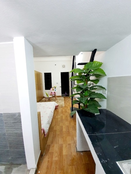 Phòng trọ Studio 27m2 tại HappyHomes Dịch Vọng - Cầu Giấy - Phòng bếp
