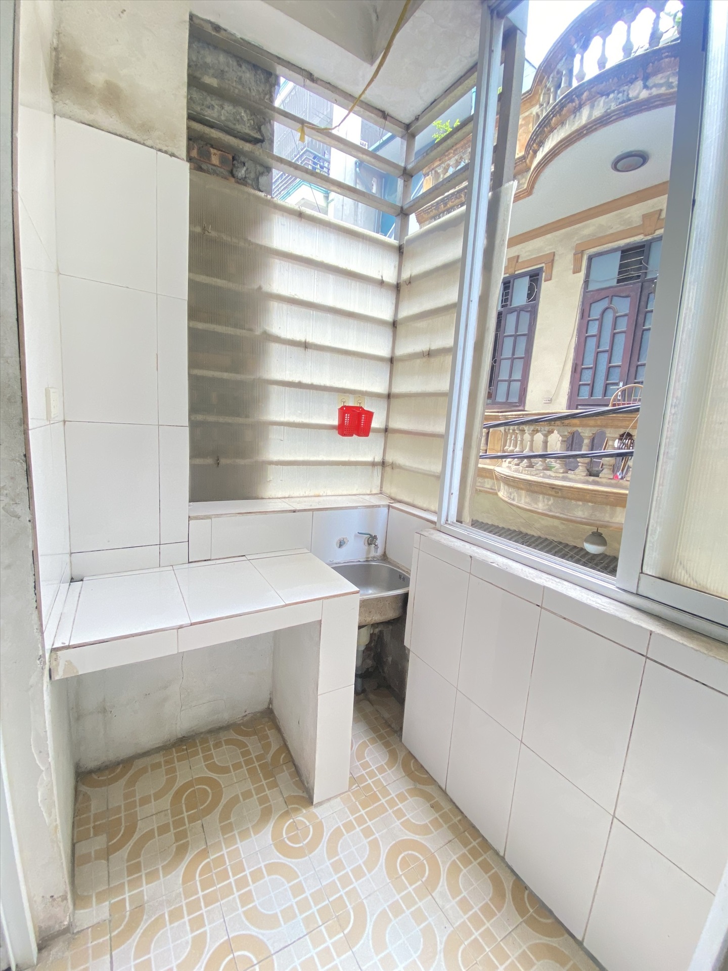 Phòng trọ Studio 27m2 tại HappyHomes Trần Thái Tông - Cầu Giấy - Phòng bếp