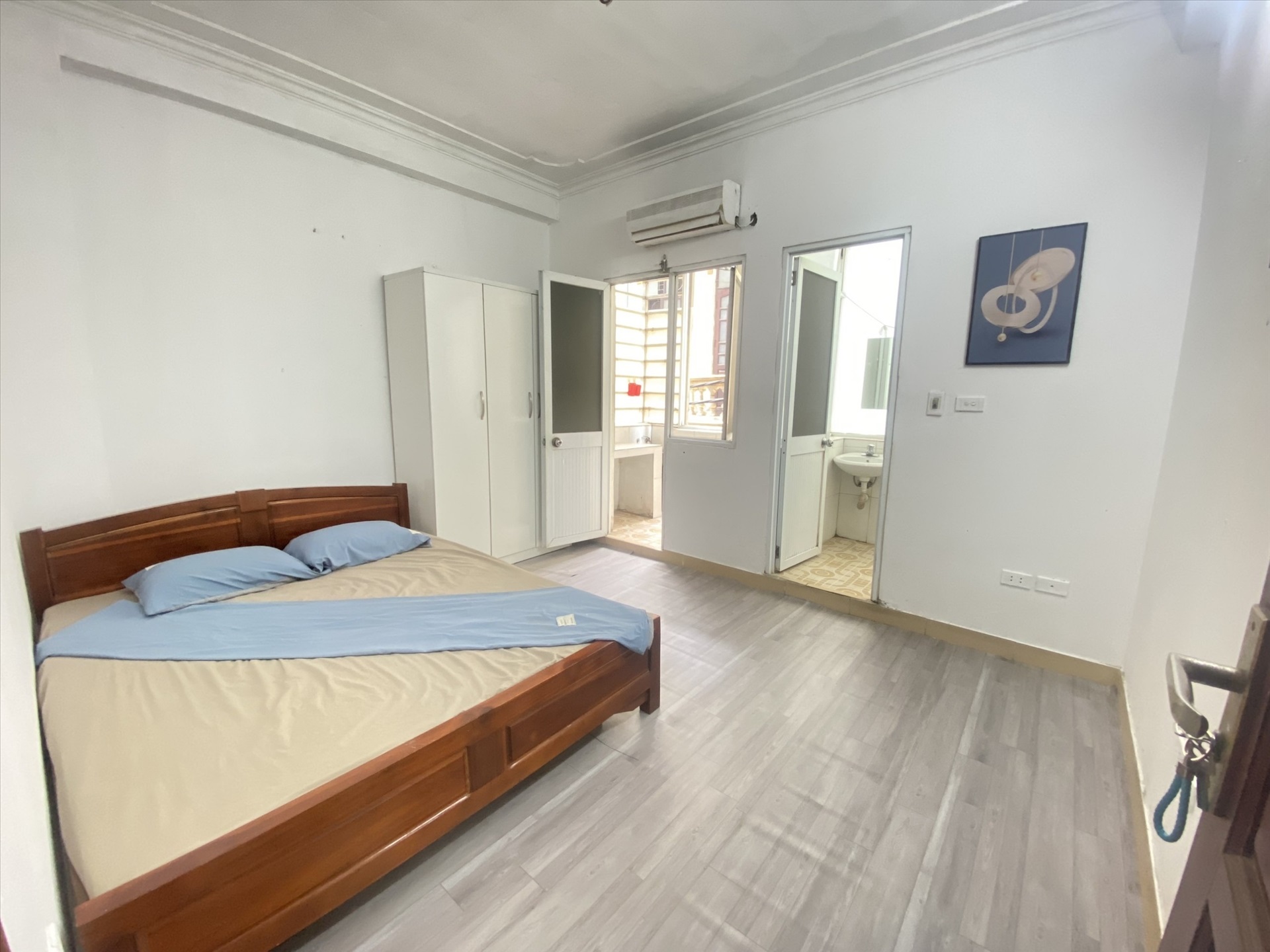 Phòng trọ Studio 27m2 tại HappyHomes Trần Thái Tông - Cầu Giấy - Phòng ngủ