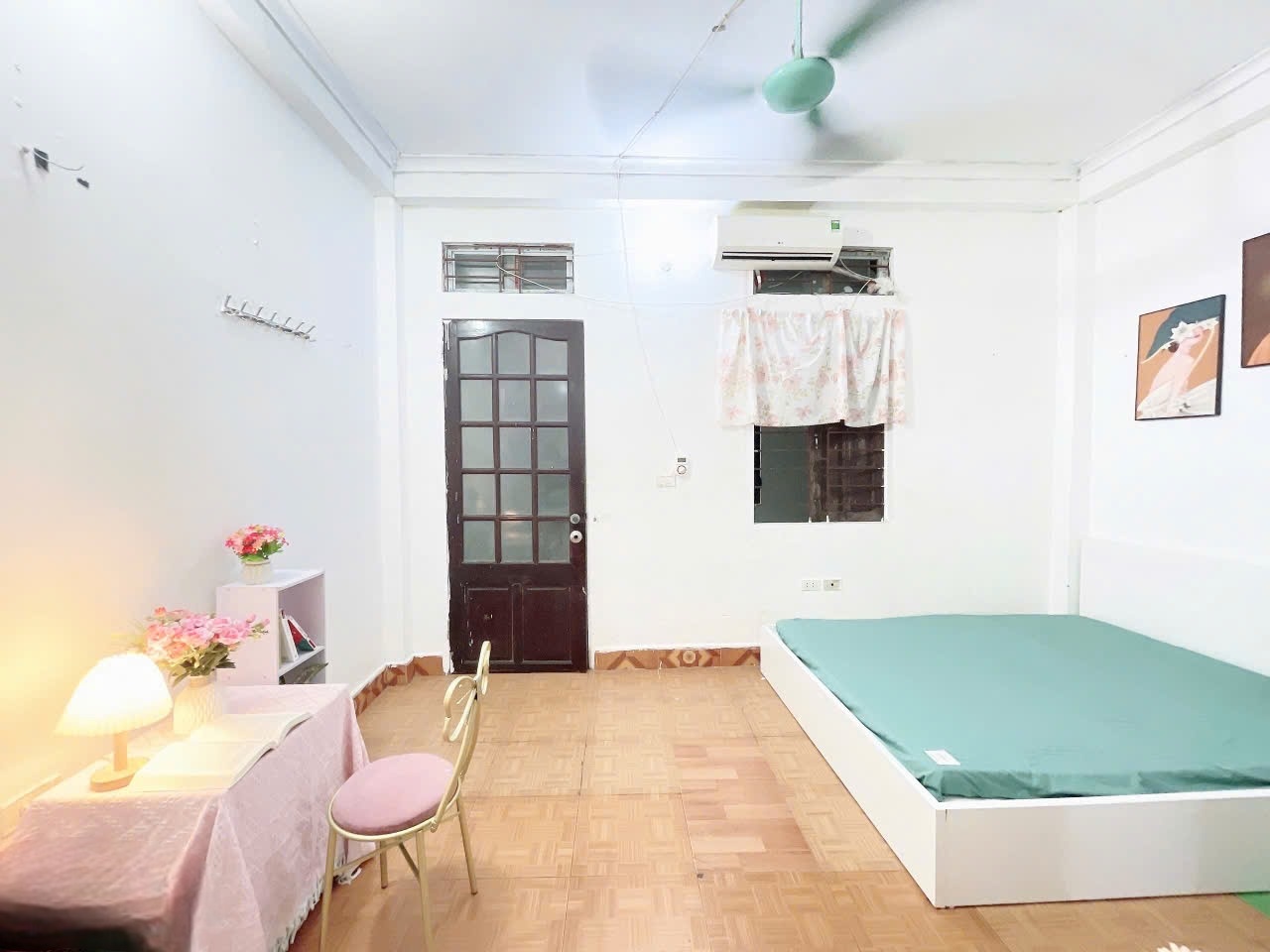 Phòng trọ Studio 27m2 tại HappyHomes Nguyễn Khánh Toàn - Cầu Giấy - Phòng ngủ
