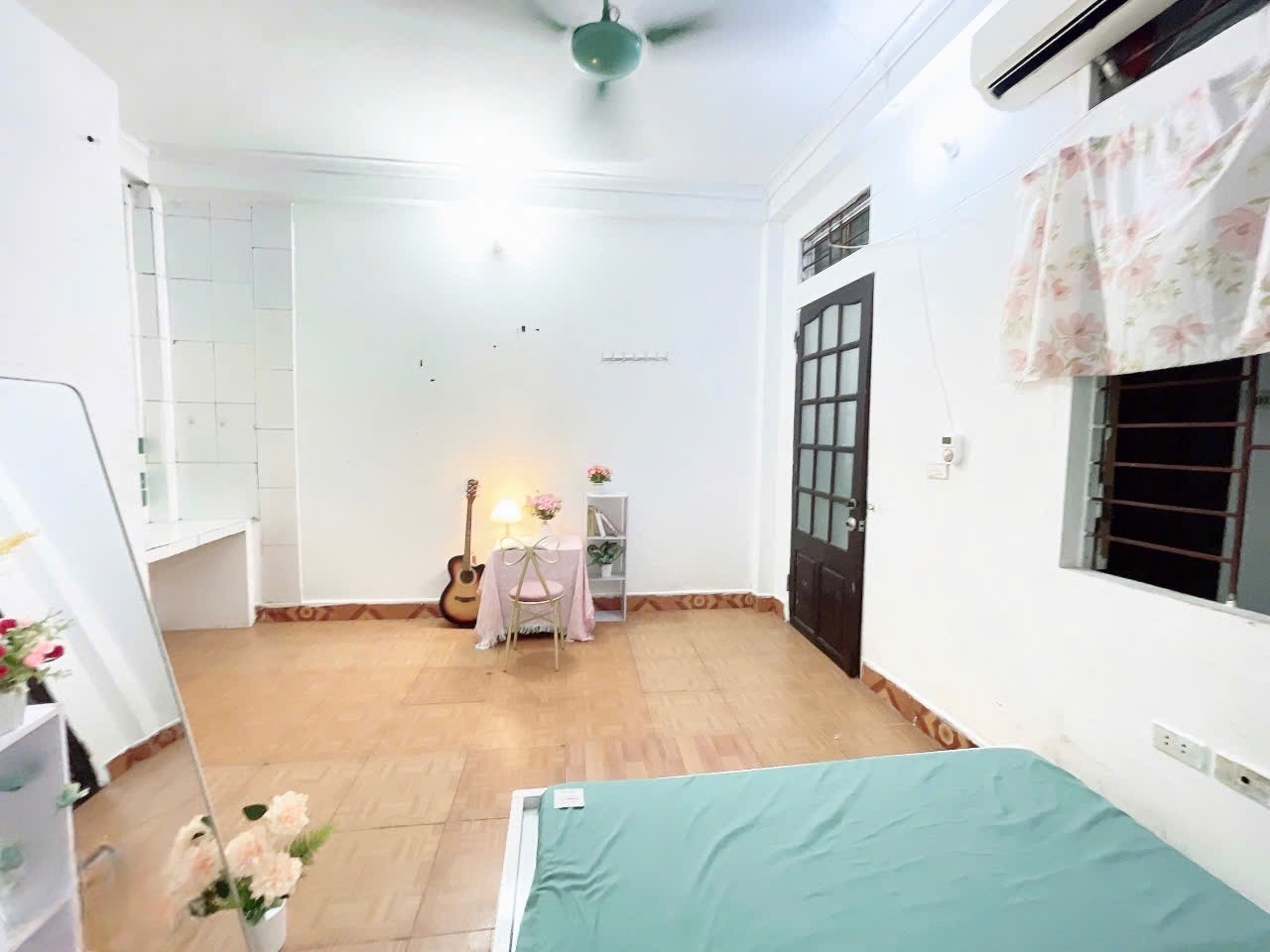 Phòng trọ Studio 27m2 tại HappyHomes Nguyễn Khánh Toàn - Cầu Giấy - Phòng ngủ
