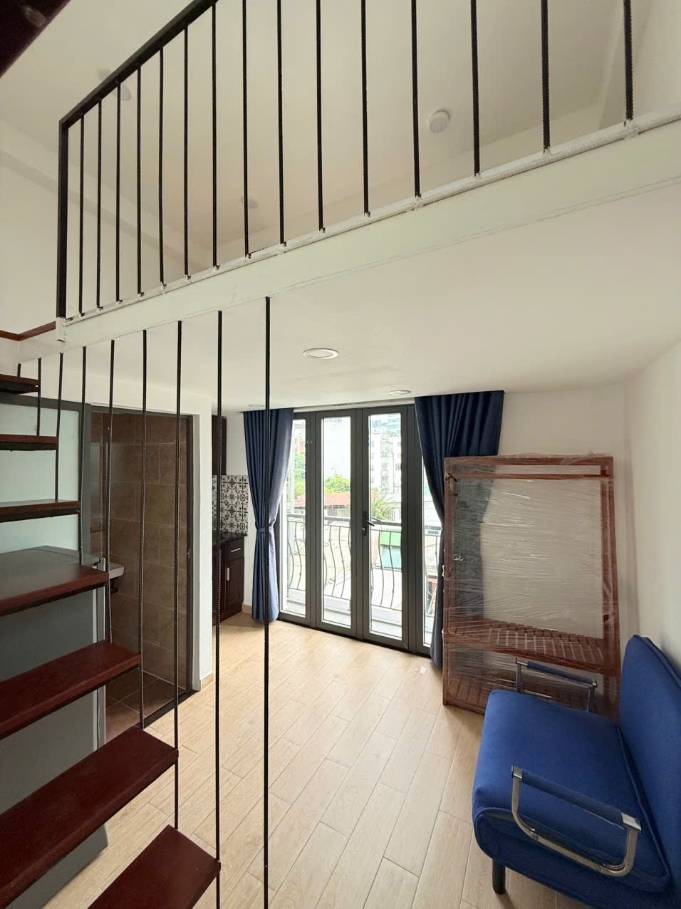 Phòng trọ Duplex 25m2 tại Tracy House Bạch Đằng - Bình Thạnh - Phòng khách