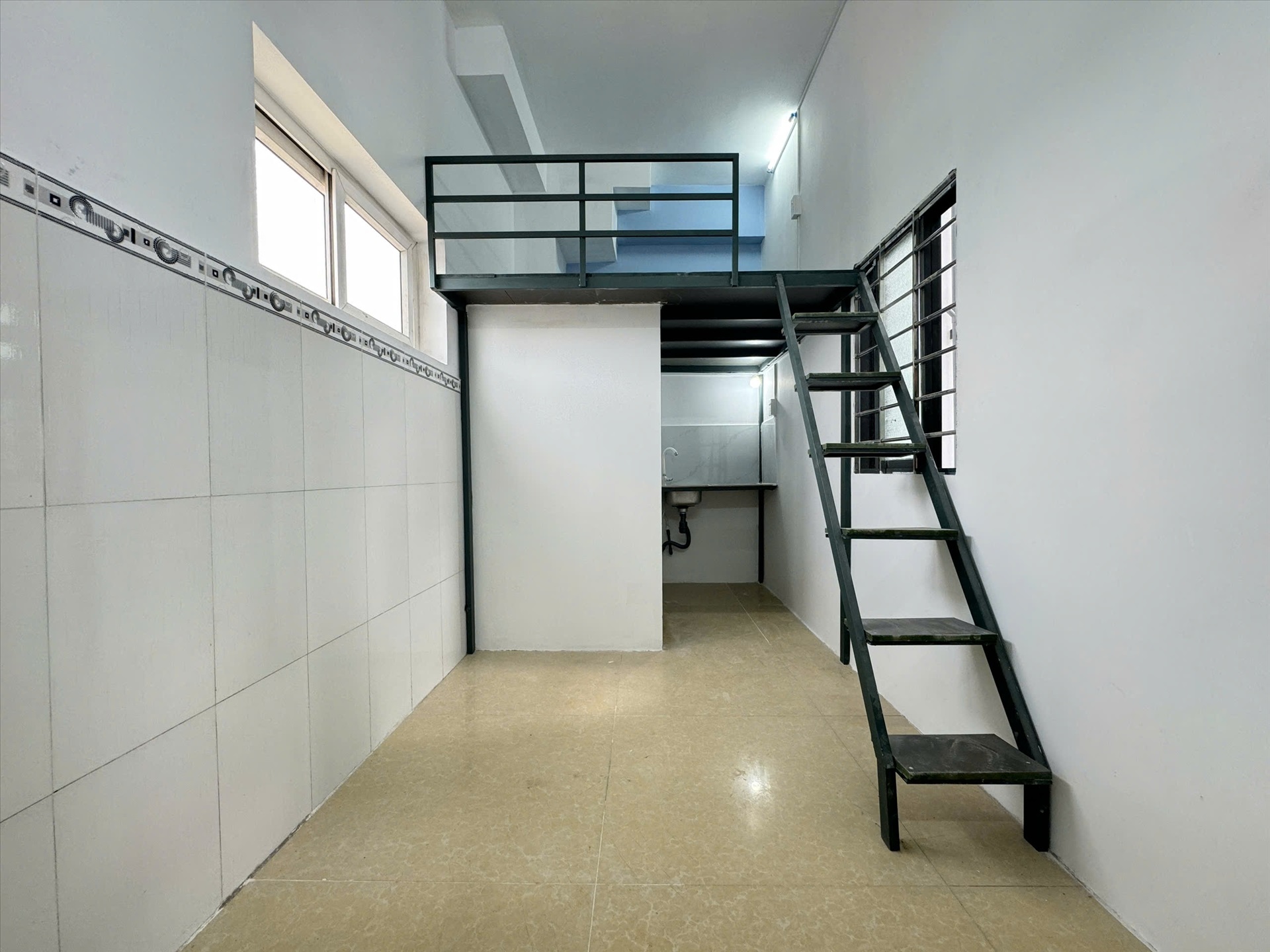 Phòng trọ Duplex 20m2 tại SGHouse Phan Huy Ích - Tân Bình - Phòng ngủ