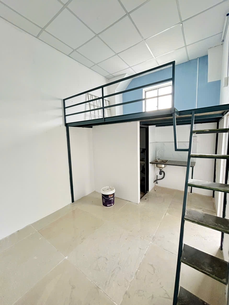 Phòng trọ Duplex 20m2 tại SGHouse Phan Huy Ích - Tân Bình - Phòng ngủ