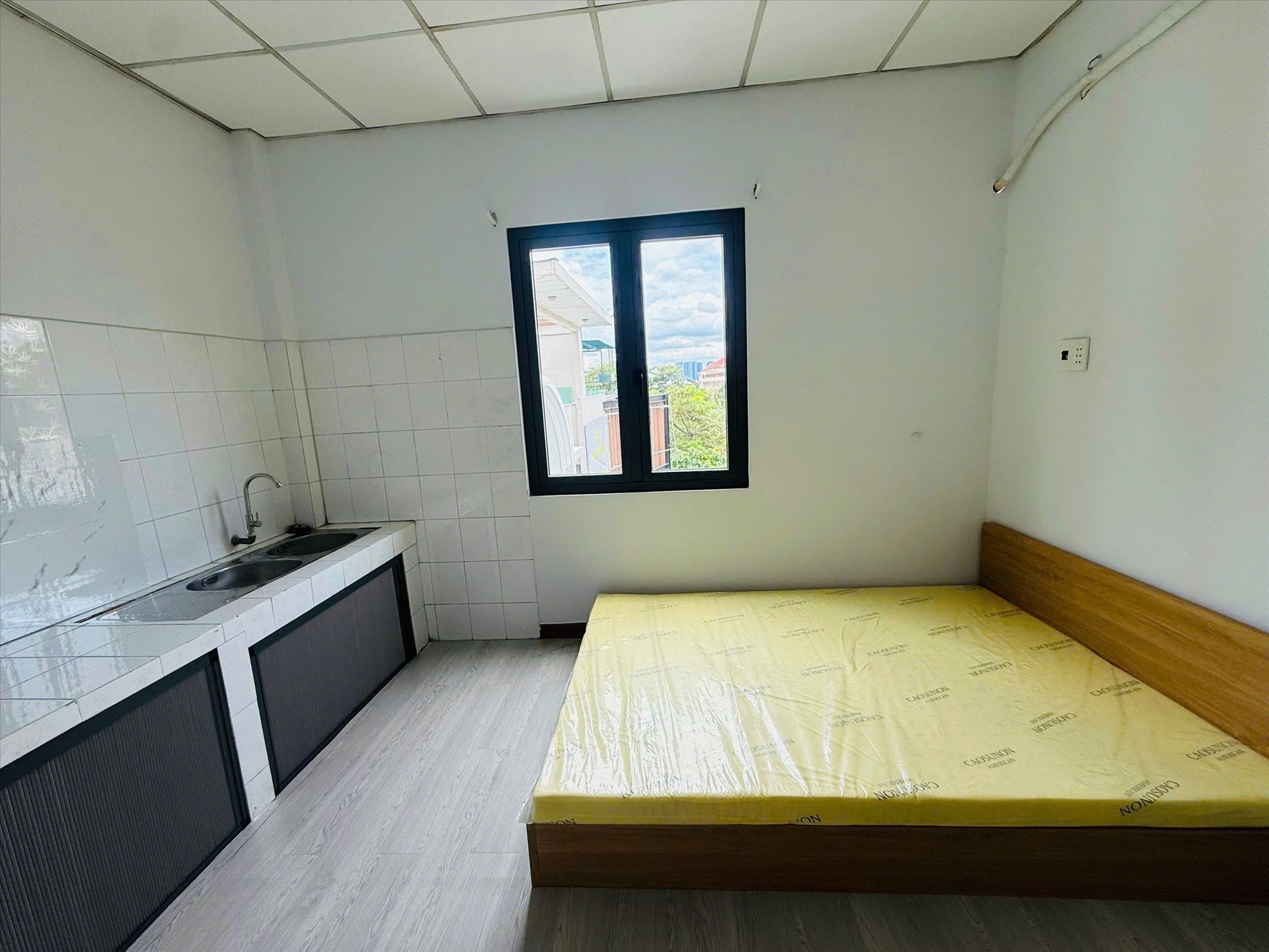 Phòng trọ Studio 16m2 tại CQ Home Nơ Trang Long - Bình Thạnh - Phòng ngủ