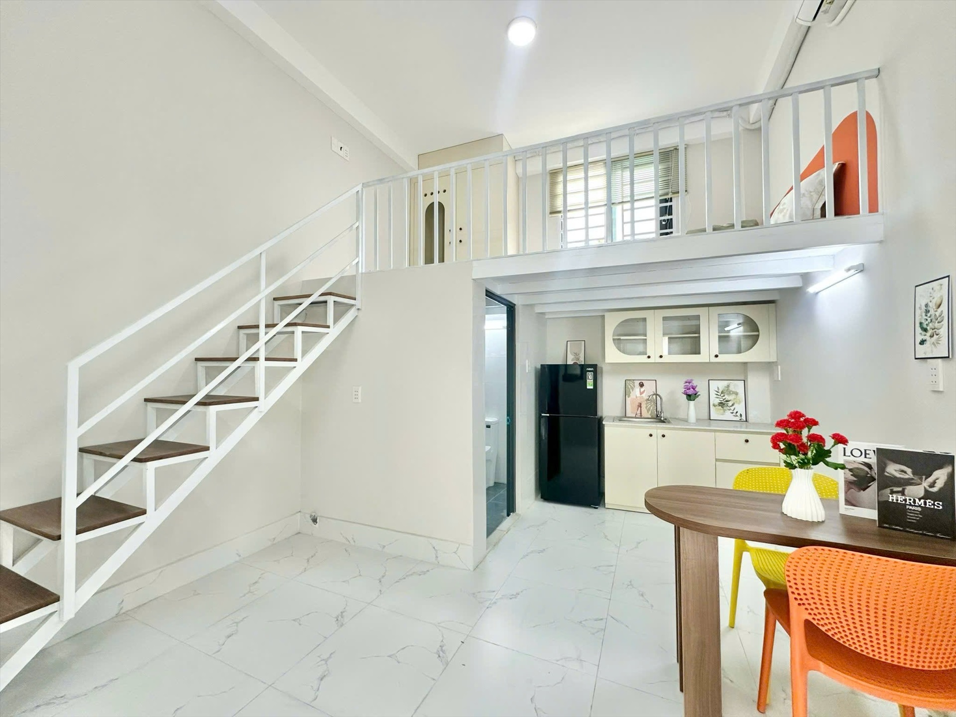 Phòng trọ Duplex 25m2 tại CQ House Trịnh Khắc Lập - Quận 2 - Phòng khách