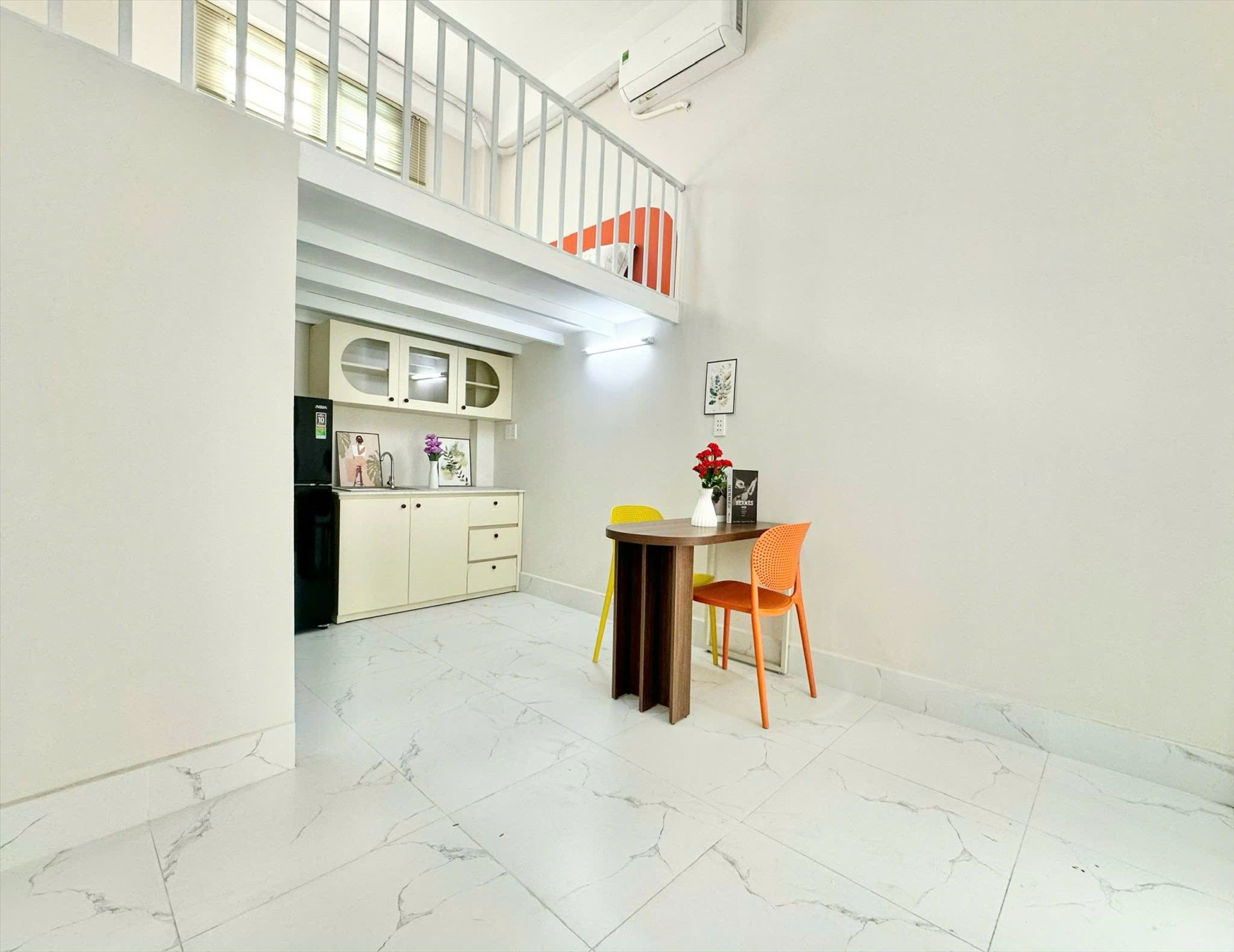 Phòng trọ Duplex 25m2 tại CQ House Trịnh Khắc Lập - Quận 2 - Phòng bếp