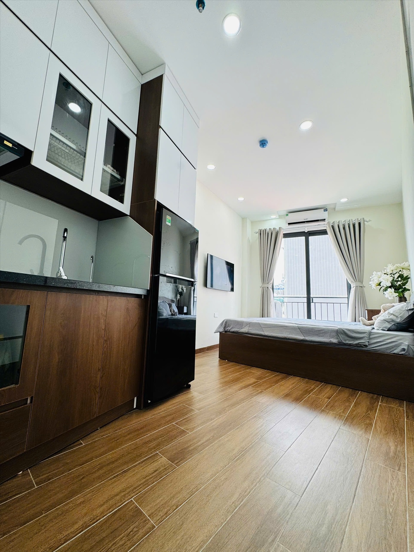 Phòng trọ Studio 22m2 tại PH Home Xuân Đỉnh - Bắc Từ Liêm - Phòng bếp