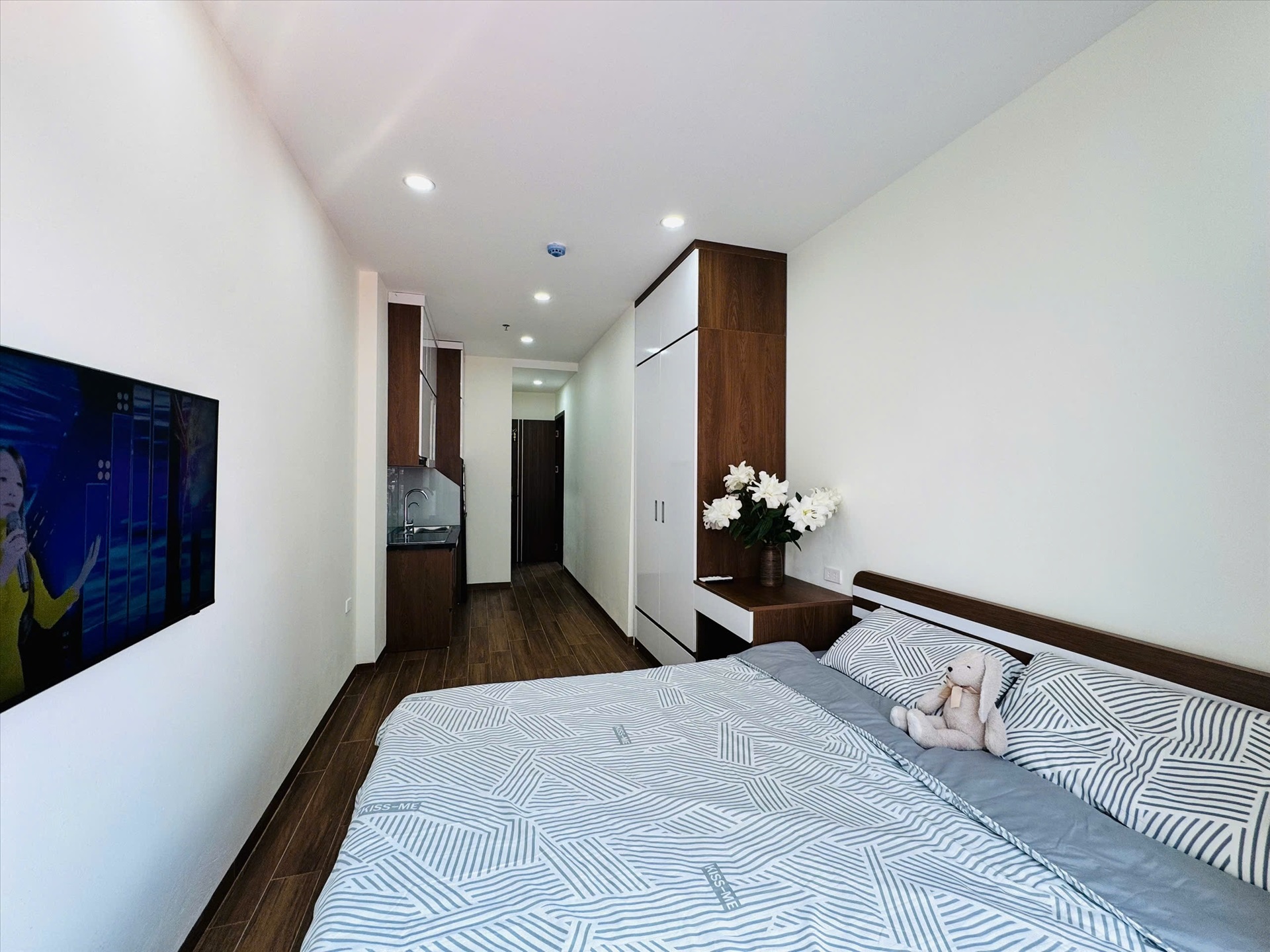 Phòng trọ Studio 22m2 tại PH Home Xuân Đỉnh - Bắc Từ Liêm - Phòng ngủ