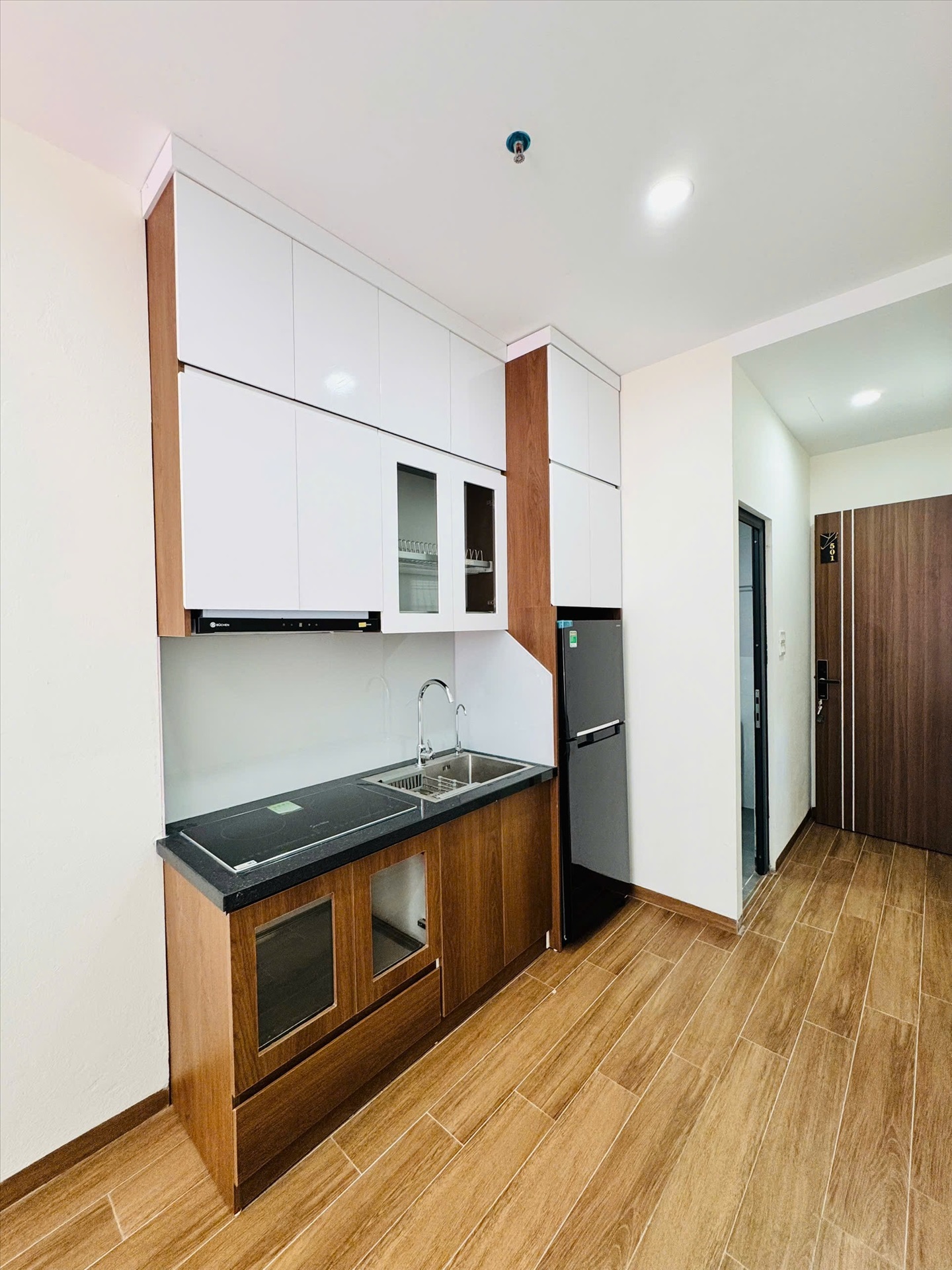 Phòng trọ Studio 22m2 tại PH Home Xuân Đỉnh - Bắc Từ Liêm - Phòng bếp