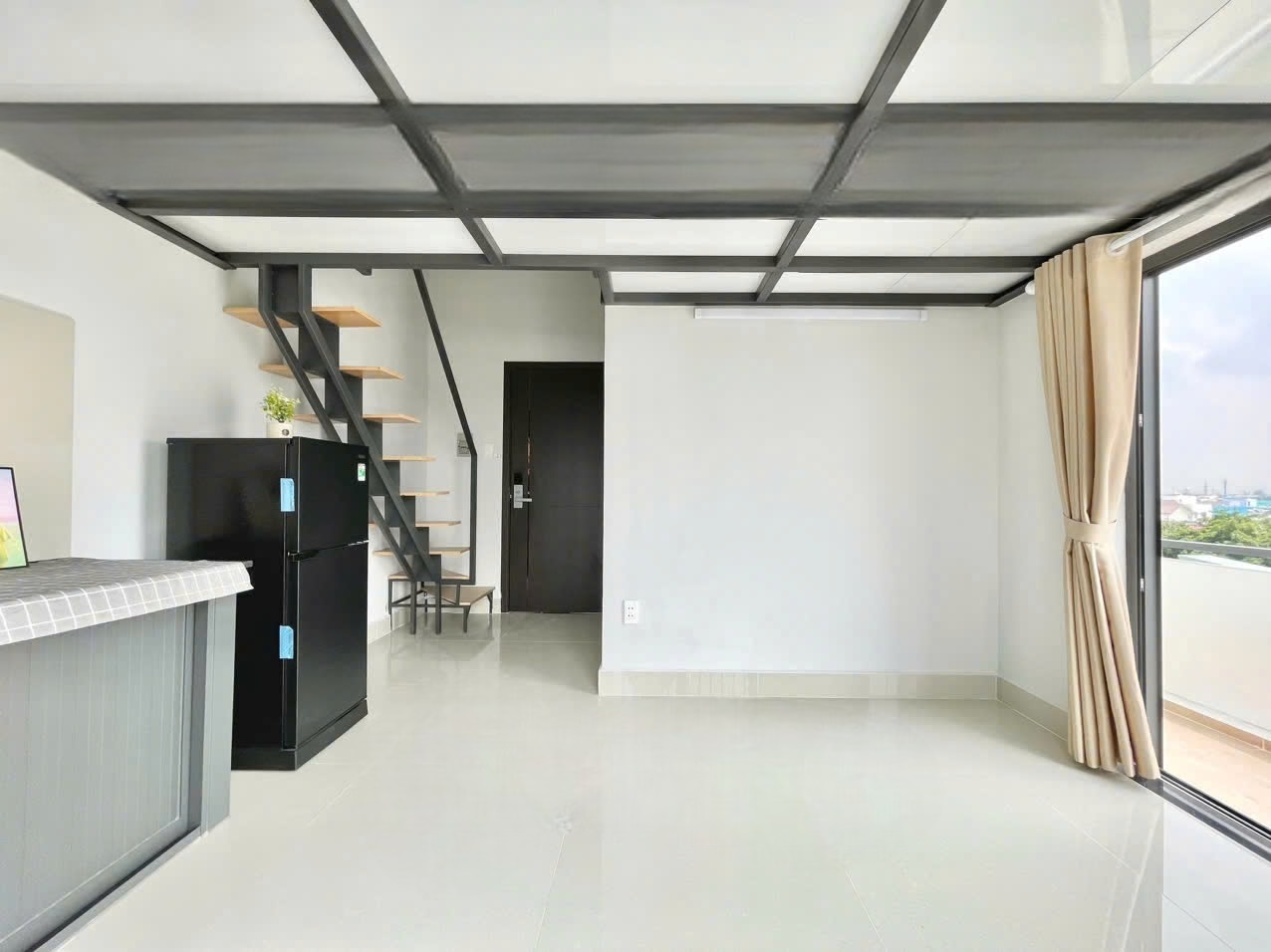 Phòng trọ Duplex 27m2 tại Kola Apartment 2 Đường số 1 - Bình Tân - Phòng ngủ