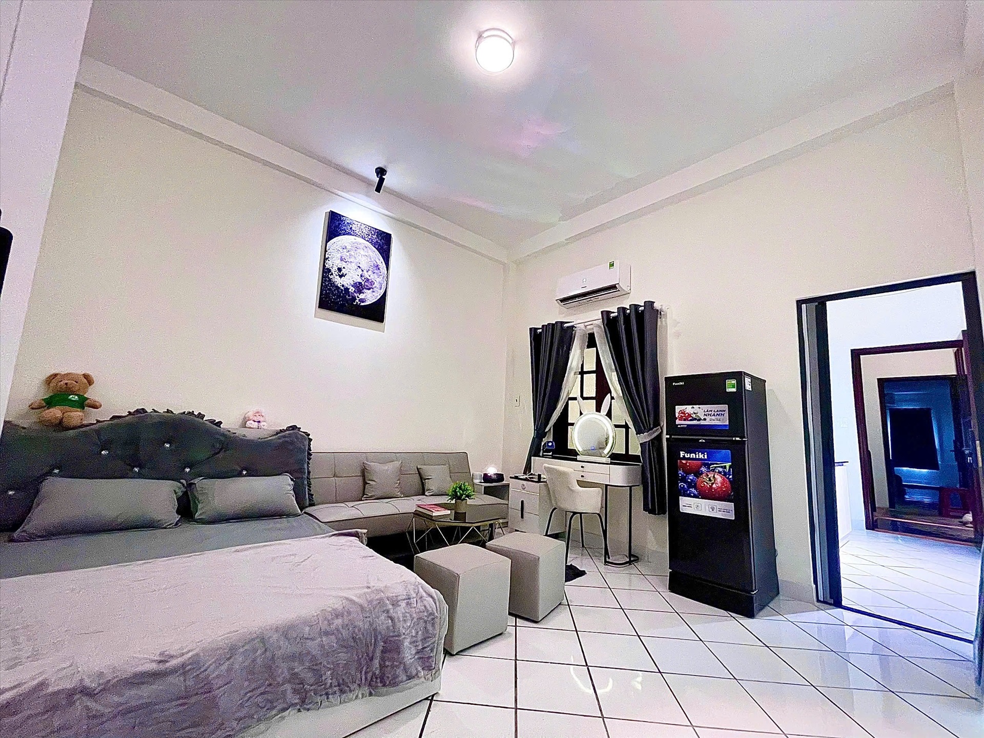 Phòng trọ 1 Phòng ngủ 40m2 tại New House Rentals Bế Văn Đàn - Tân Bình - Phòng ngủ