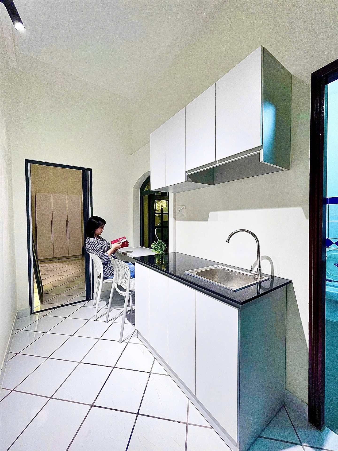 Phòng trọ 1 Phòng ngủ 40m2 tại New House Rentals Bế Văn Đàn - Tân Bình - Phòng bếp