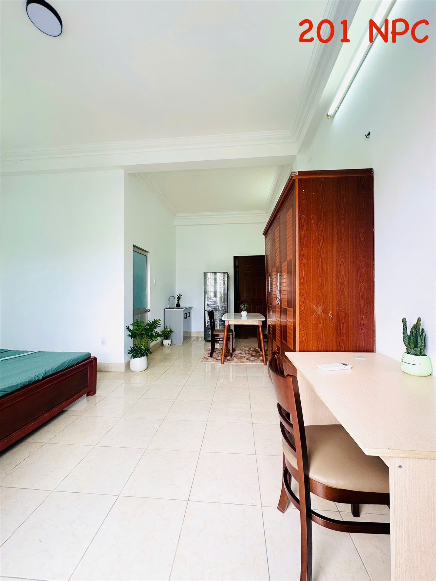 Phòng trọ Studio 35m2 tại TD Home Nguyễn Phúc Chu - Tân Bình - Phòng ngủ