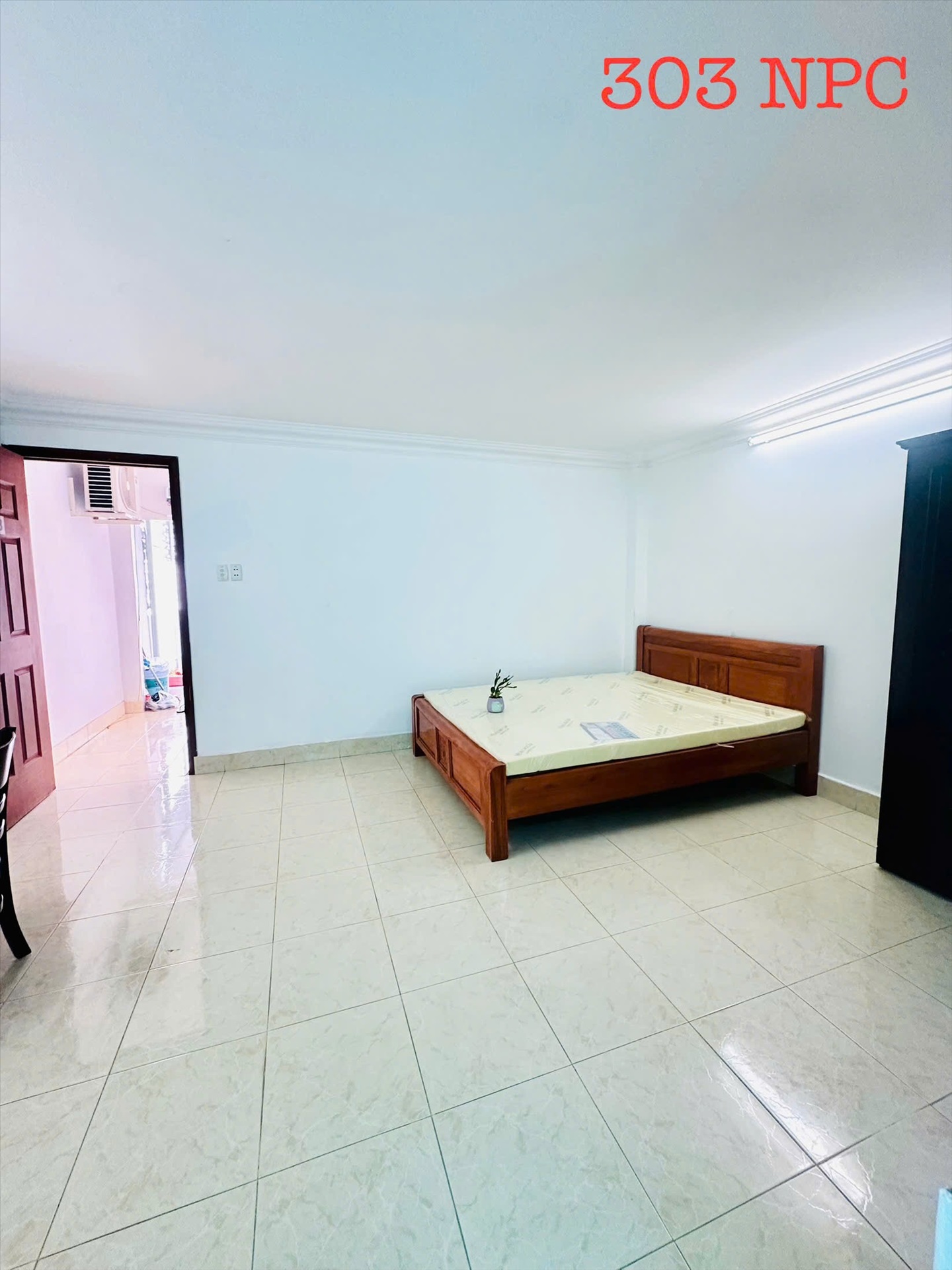 Phòng trọ Studio 30m2 tại TD Home Nguyễn Phúc Chu - Tân Bình - Phòng ngủ