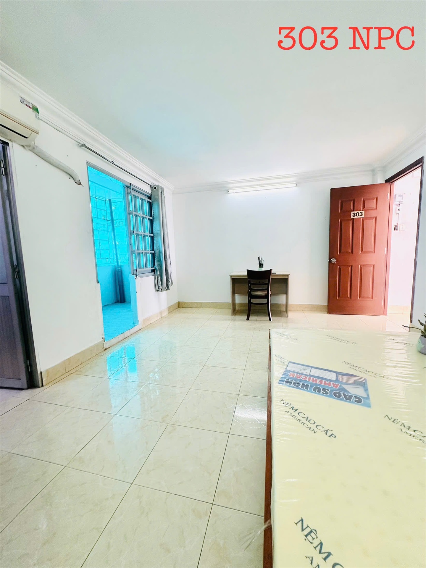Phòng trọ Studio 30m2 tại TD Home Nguyễn Phúc Chu - Tân Bình - Phòng ngủ