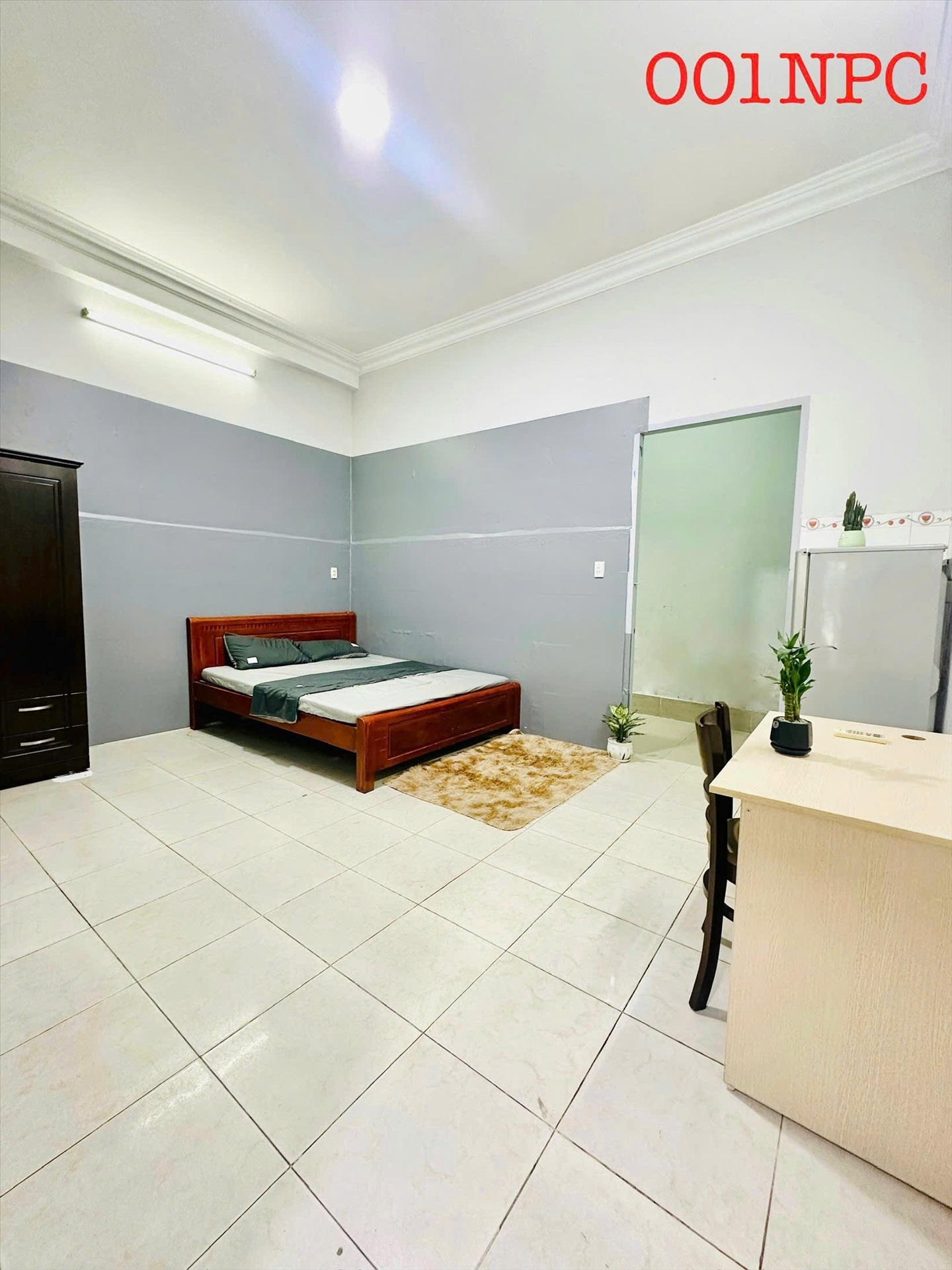 Phòng trọ Studio 30m2 tại TD Home Nguyễn Phúc Chu - Tân Bình - Phòng ngủ