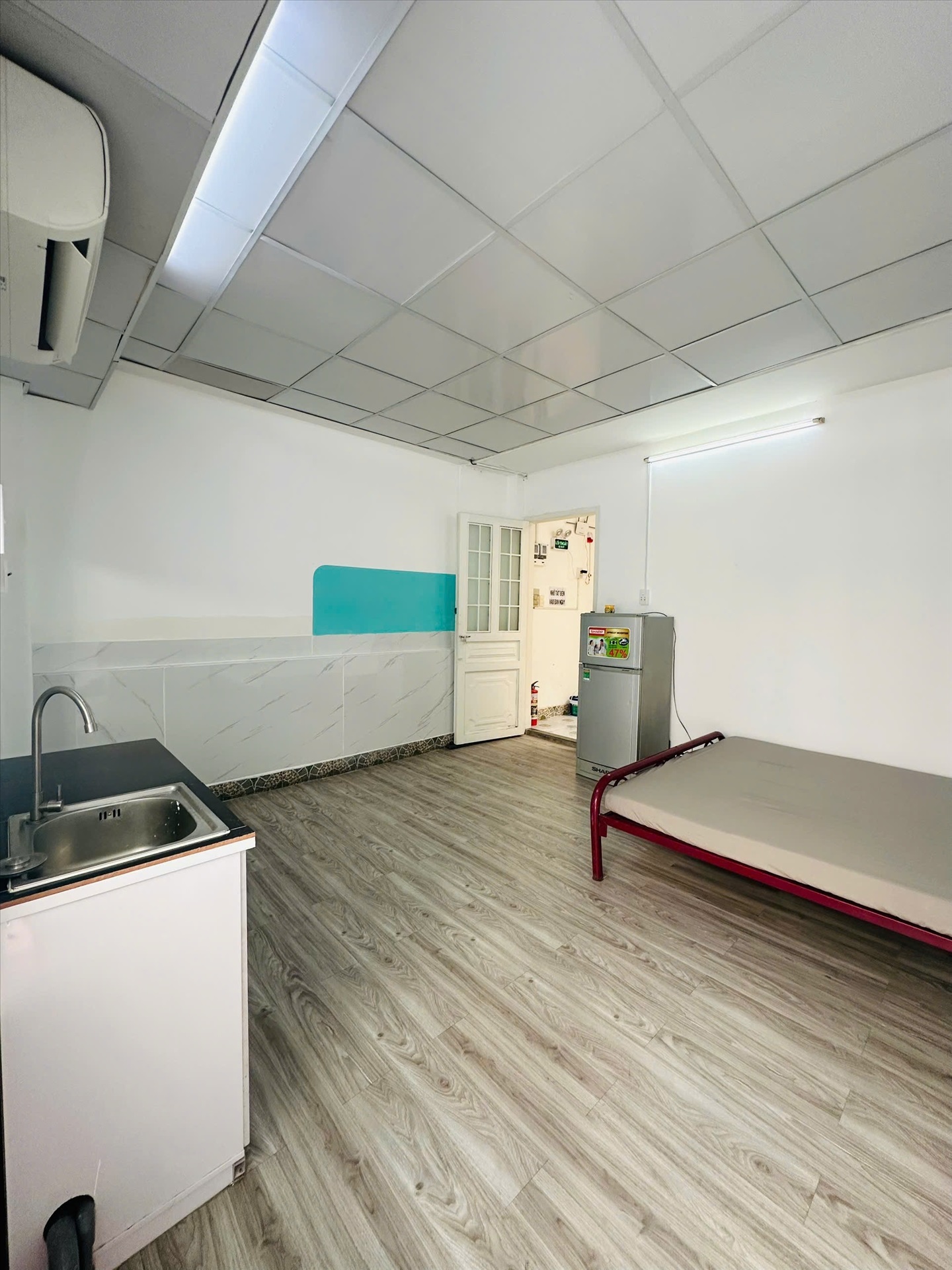 Phòng trọ Studio 25m2 tại TD Home Phan Huy Ích - Tân Bình - Phòng ngủ