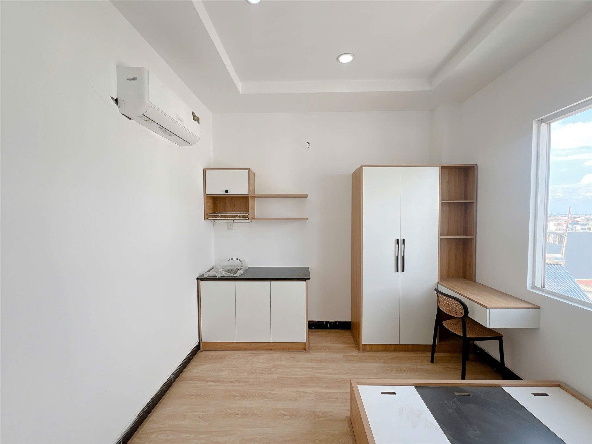 Phòng trọ Studio 25m2 tại HI House Lê Văn Thọ -  Gò Vấp - Phòng ngủ