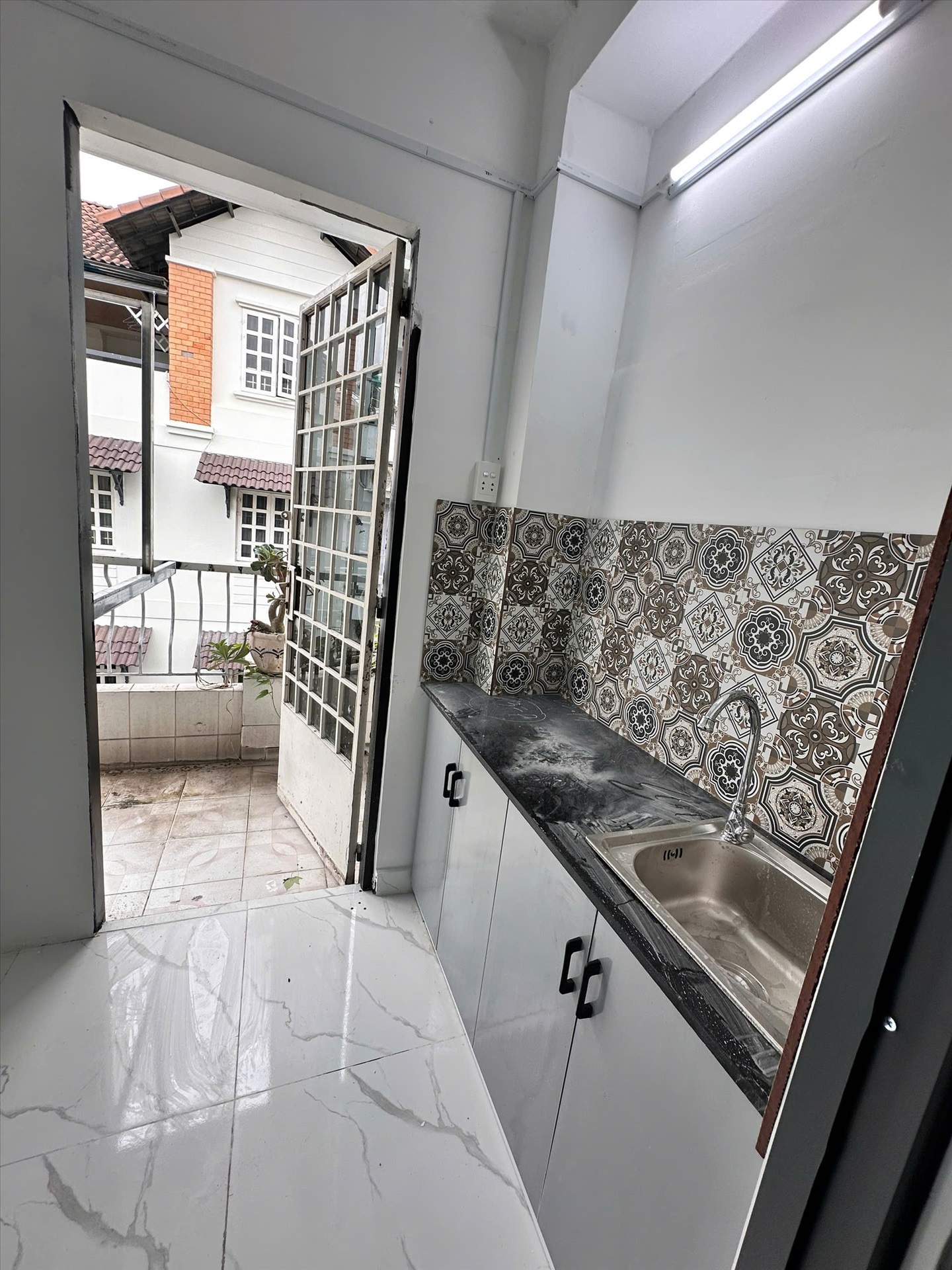 Phòng trọ Duplex 20m2 tại CQ Home Bùi Đình Túy - Bình Thạnh - Phòng bếp