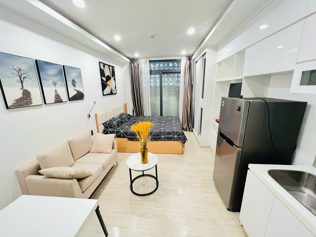 Phòng trọ Studio 40m2 tại CivilisHouse Nguyễn Thị Minh Khai - Quận 1 - Phòng ngủ