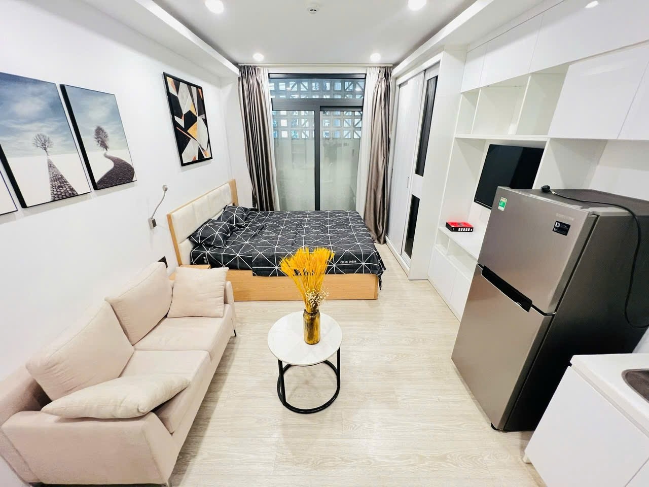 Phòng trọ Studio 40m2 tại CivilisHouse Nguyễn Thị Minh Khai - Quận 1 - Phòng ngủ