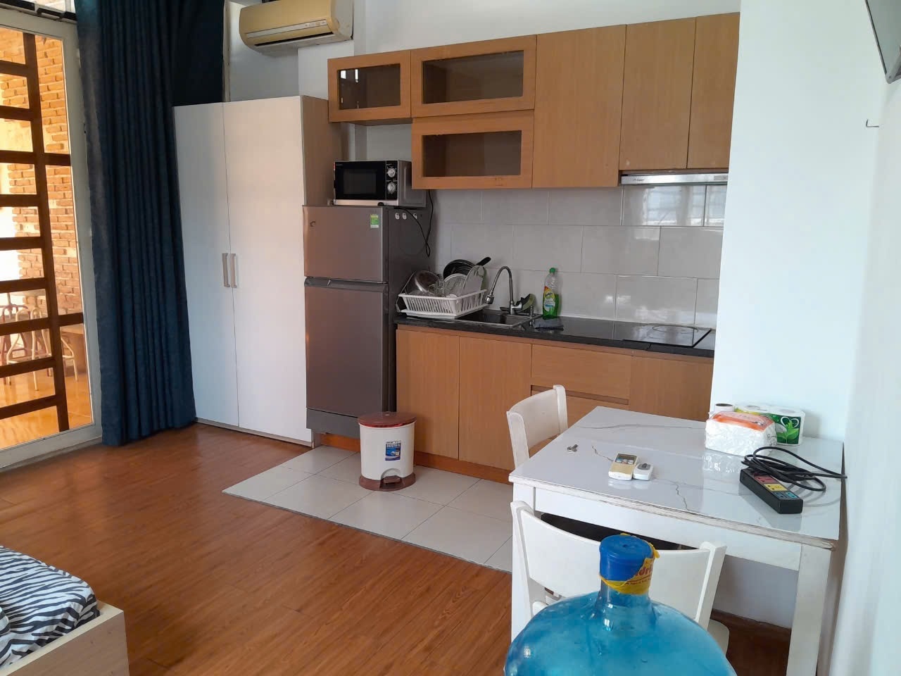 Phòng trọ Studio 35m2 tại PeaceHome Nguyễn Hữu Cảnh - Binh Thạnh - Phòng bếp